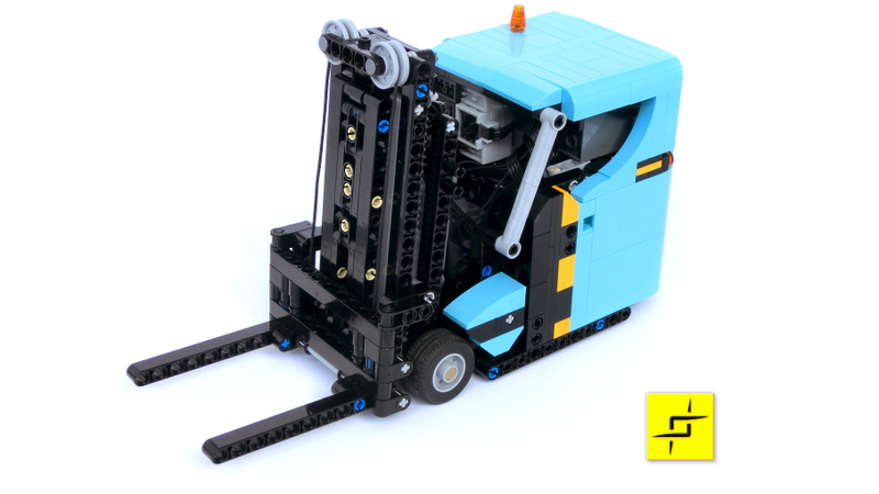 Illustration for article titled You'll Desperately Want a Tiny Lego Forklift After Watching This Video